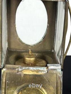 Antique Brass Carriage Lantern 19th Century. Original 12 high Victorian Era