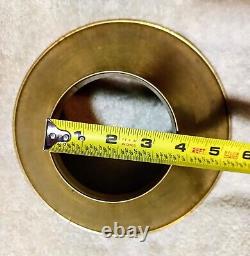 Antique Brass Duplex Dual Wicks- Brass Shade Made In England