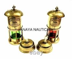 Antique Brass Nautical Maritime Ship Oil Minor Lantern Vintage Antique Lamp