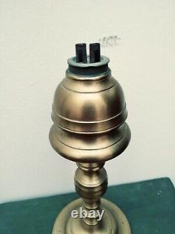 Antique Brass Oil Lamp 18th Century Metalware Whale Oil Lamp 1700's