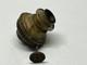 Antique Brass Oil Lamp Burner H. G. Moehring #2 Threads Folded Round Wick