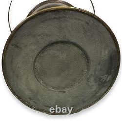 Antique Brass Oil Lamp with Duplex Burner Made in England 13H X 10W X 6Base