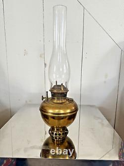 Antique Brass Oil or Kerosene -Lamp Font-B&H -Bradley & Hubbard 1901
