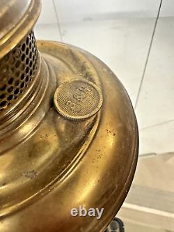 Antique Brass Oil or Kerosene -Lamp Font-B&H -Bradley & Hubbard 1901