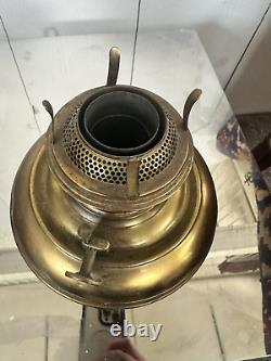 Antique Brass Oil or Kerosene -Lamp Font-B&H -Bradley & Hubbard 1901