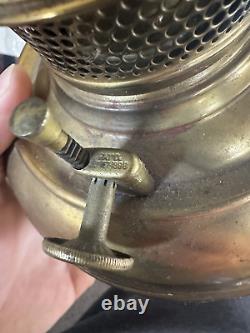 Antique Brass Oil or Kerosene -Lamp Font-B&H -Bradley & Hubbard 1901