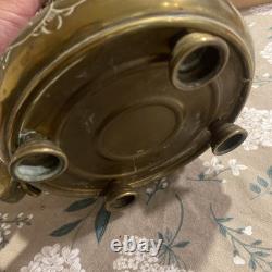 Antique Brass Stern Bros New York Oil Lamp