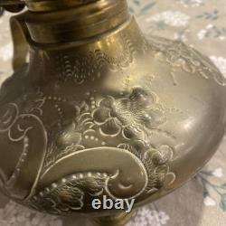 Antique Brass Stern Bros New York Oil Lamp