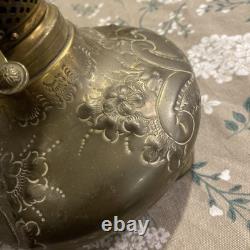 Antique Brass Stern Bros New York Oil Lamp