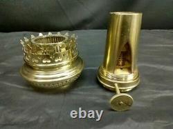 Antique Brass Wild & Wessel Imperial BBS Kerosene Oil Burner 1884 Vulcan