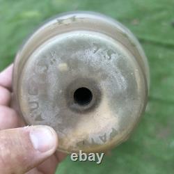 Antique C. 1870s Cast Iron Adjustable Hanging Parlor Oil Kero Lamp Font Eastlake