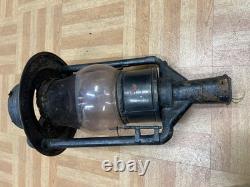 Antique C T Ham Mfg No 9 Globe Street Oil Lantern Lamp Light USA vintage parts