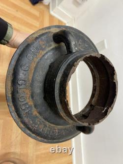 Antique C T Ham Mfg No 9 Globe Street Oil Lantern Lamp Light USA vintage parts