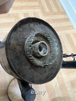 Antique C T Ham Mfg No 9 Globe Street Oil Lantern Lamp Light USA vintage parts