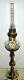 Antique Candlestick Peg Oil Lamp EAPG Honeycomb Glass Font Wild & Wessel Burner