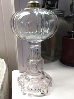 Antique Coin Glass Oil Lamp (Old) 1892 Liberty Seated Quarters