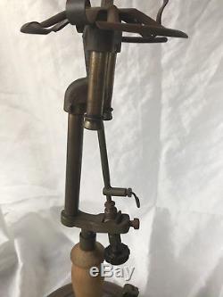 Antique Coleman & Stove Gasoline Or Kerosene Oil Lamp Lantern Lighting Brass