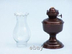 Antique Copper Table Oil Lamp 10