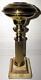 Antique Cornelius & Baker Brass Corinthian Column Marble Base Oil Lamp 1843 Pat