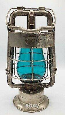 Antique DELUGE Dietz King Fire Department (nickel over tin & copper) LANTERN