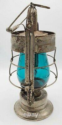 Antique DELUGE Dietz King Fire Department (nickel over tin & copper) LANTERN