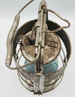 Antique DELUGE Dietz King Fire Department (nickel over tin & copper) LANTERN