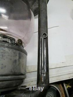 Antique DIETZ No. 3 Tubular Street lamp lantern post NEAR MINT CLEAN