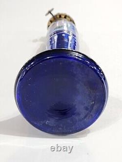 Antique Devilbiss Style Rare Miniature Glass Oil Lamp