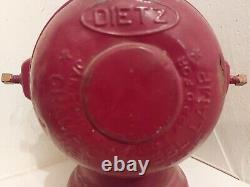 Antique Dietz Car Light Buggy Carriage Kerosene Oil Lamp Lantern Red