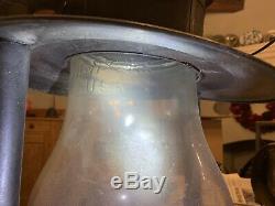 Antique Dietz No. 3 Globe Tubular Kerosene/Oil Street Lamp Original Globe
