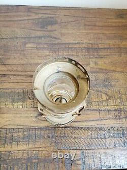 Antique Dietz Scout Oil Kerosene Skater's Lantern Original Glass Globe & Burner