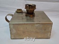 Antique Ditmar Burner Railroad Oil Lamp in Metal Carrying Case