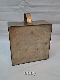 Antique Ditmar Burner Railroad Oil Lamp in Metal Carrying Case