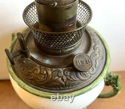 Antique Doulton Burslem Norfolk Oil Lamp Converted 251612 1886-1902 Dutch B&H