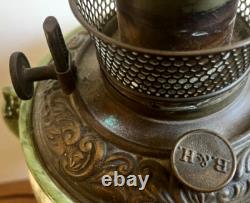 Antique Doulton Burslem Norfolk Oil Lamp Converted 251612 1886-1902 Dutch B&H