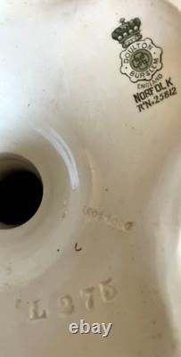 Antique Doulton Burslem Norfolk Oil Lamp Converted 251612 1886-1902 Dutch B&H