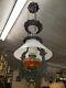 Antique Early Iron Kitchen Hanging Victorian Oil Lamp Chandelier Beautiful