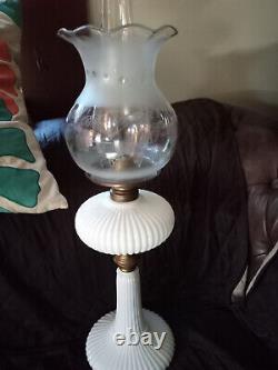 Antique Eaton Boston Sandwich Onion Oil Lamp