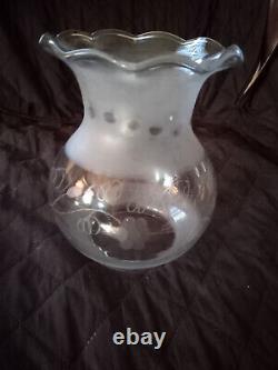 Antique Eaton Boston Sandwich Onion Oil Lamp