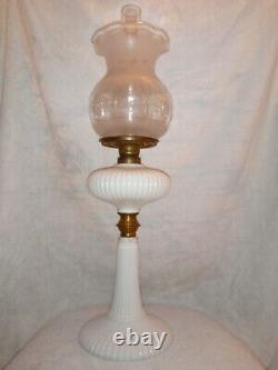 Antique Eaton Boston Sandwich Onion Oil Lamp