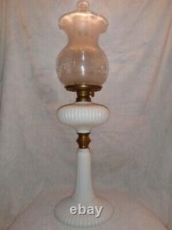 Antique Eaton Boston Sandwich Onion Oil Lamp