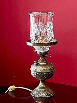 Antique Electrified? Oil Lamp