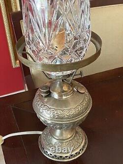 Antique Electrified? Oil Lamp