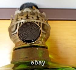 Antique Erich & Graetz 20''' Brass Oil Lamp Matador Burner, Flame Spreader, Font