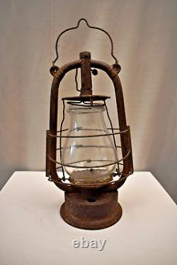 Antique Feuerhand Hurricane Lantern Germany Rustic Farmhouse Decor Oil Lamp 3