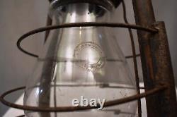 Antique Feuerhand Hurricane Lantern Germany Rustic Farmhouse Decor Oil Lamp 3