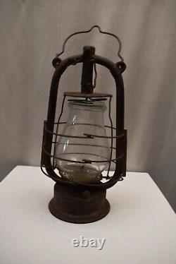 Antique Feuerhand Hurricane Lantern Germany Rustic Farmhouse Decor Oil Lamp 3