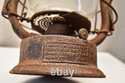 Antique Feuerhand Hurricane Lantern Germany Rustic Farmhouse Decor Oil Lamp 3