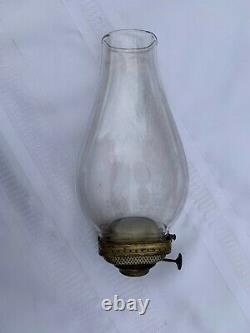 Antique Flat Globe Oil Kerosene Lamp Burner