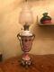 Antique French Amazing Beautiful Kerosene Oil Lamp